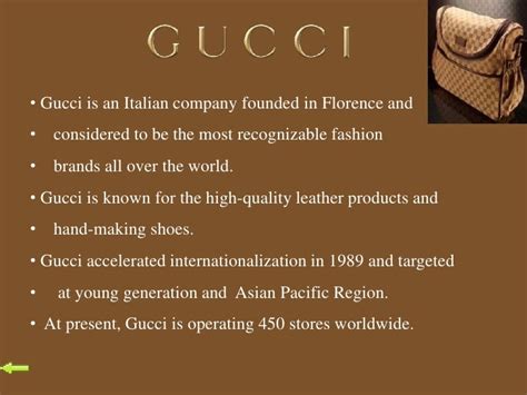 conclusion of gucci.